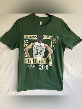 NBA x Unk Giannis Antetokounmpu the Greek freak t shirt Milwaukee bucks